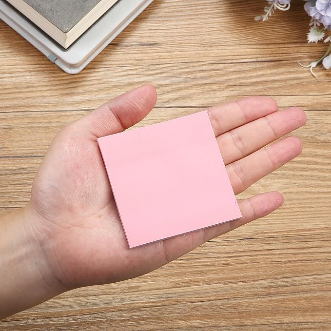 Mr. Pen- Sticky Notes, 3"x3", 12 Pads, 600 Sheets, Blooming Reverie | Sticky Notes Bulk, Self-Stick Note Pads, Perfect for Office, School, Home, Study & Organization