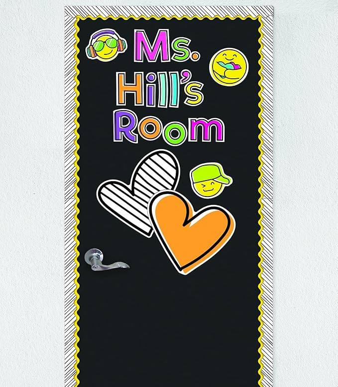 Carson Dellosa 219-Piece Kind Vibes Cutout Letters, 4" Colorful Upper and Lowercase Alphabet, Numbers, Punctuation, and Symbols for Bulletin Board, Posterboard, Party, and Classroom Decor