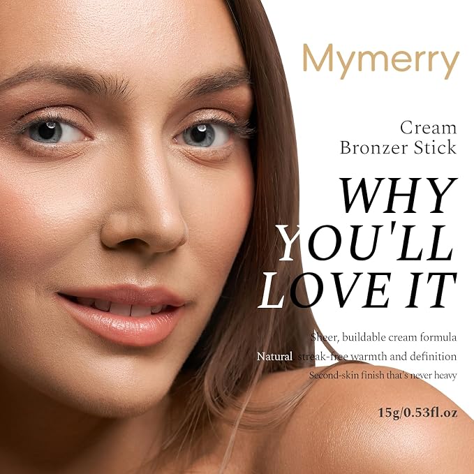Bronzer Stick Makeup, Creamy Contouring Stick for Soft Sculpted Look, Long-Wear & Hydrating Formula, Buildable Coverage with Matte Finish | Vegan & Cruelty-Free | Soft