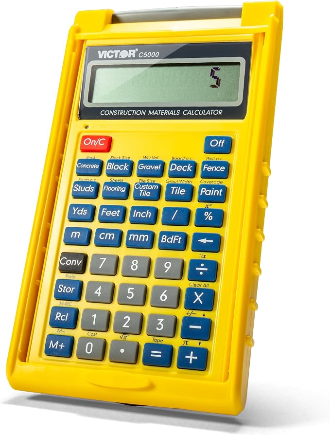Victor C5000 Advanced Construction Calculator with Protective Case