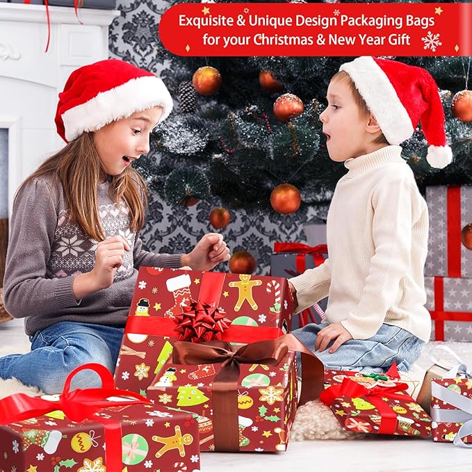 Oududianzi Christmas Poly Mailers 6x9, 100PCS Plastic Shipping Bags, Mailers Poly Bags for Shipping, Self-Seal Mailing Bags, Holiday Polymailers Packaging Bags for Small Business and Retail Stores