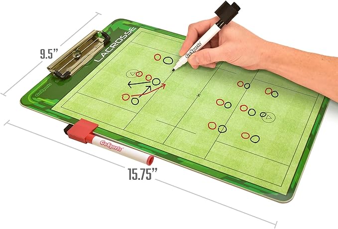 GoSports Premium Dry Erase Coaches Clipboards – Basketball, Baseball, Football, Soccer, Hockey, Volleyball, Lacrosse