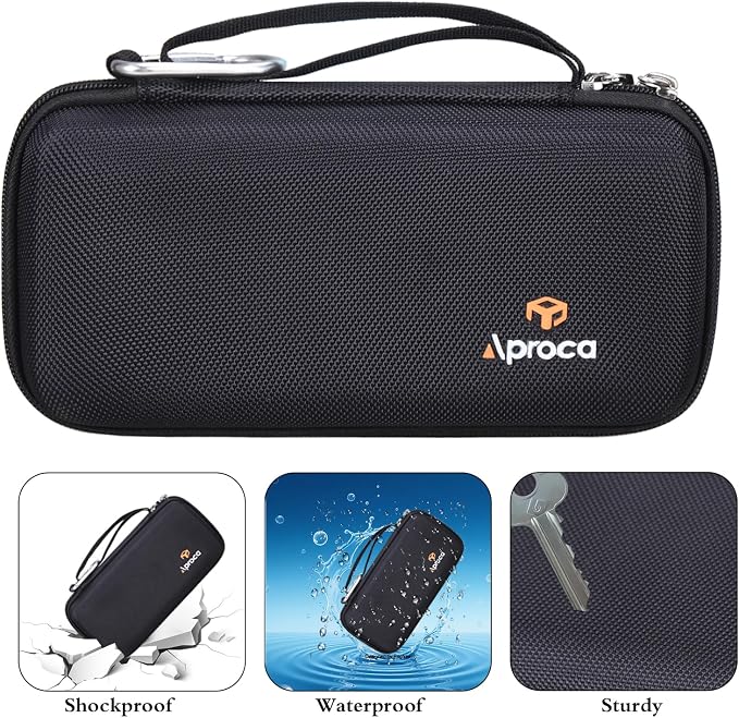 Aproca Calculator Case Compatible with Texas Instruments TI-84 Plus CE / TI-84 Plus / TI-83 Plus / TI-89 Titanium / TI-85 / TI-86 Color Graphing Calculator -Black (Case Only)