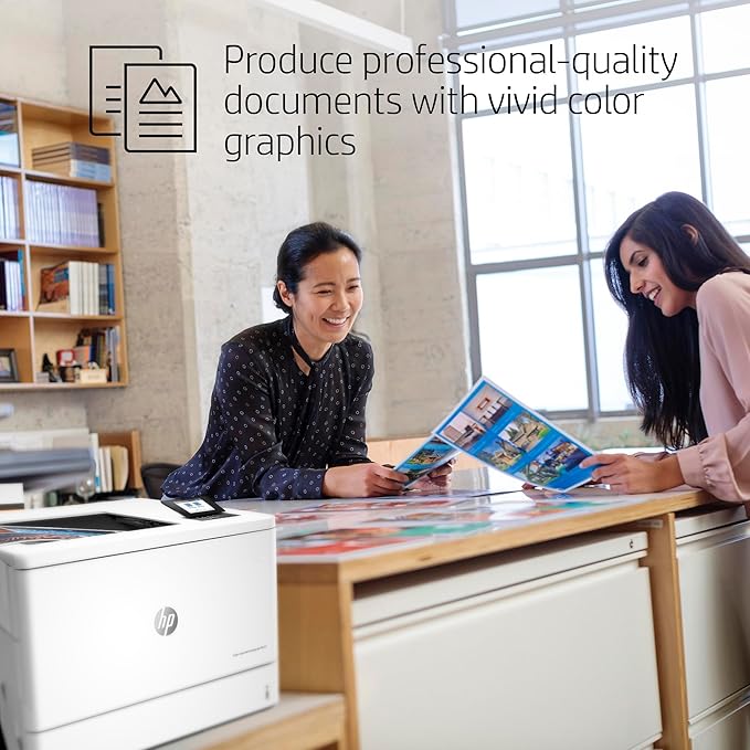 HP Color LaserJet Enterprise M751dn Printer with One-Year, Next-Business Day, Onsite Warranty (T3U44A), White