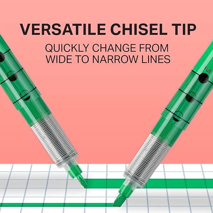 Sharpie Liquid Highlighters, Chisel Tip, Fluorescent Yellow, 12 Count