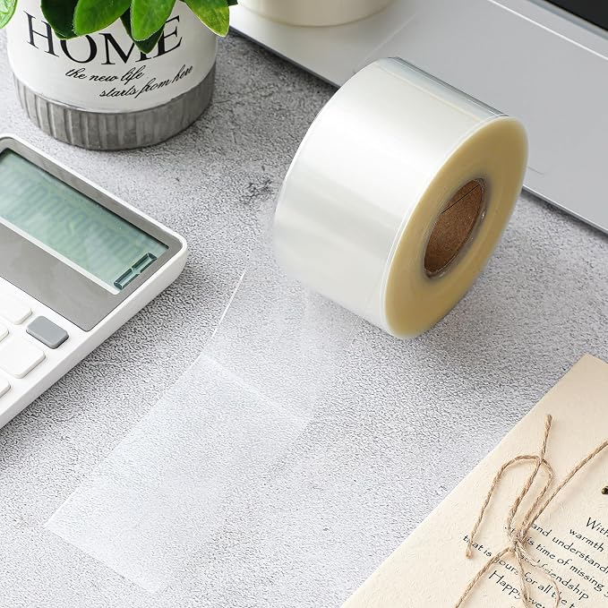 Zonon 500 Pcs Clear Label Protectors Stickers, 3 x5 Inch,Rectangle | Back to School Waterproof Seals for Protecting Library Barcode Numbers, Book Labels Protectors for School Supplies Organizing