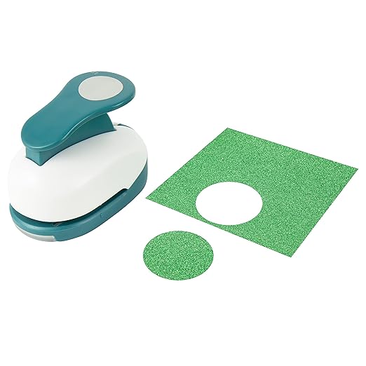 Circle Punch 1.5 Inch, Hole Puncher for Crafts, Punch Hole, Paper Punches, Cardstock, Gift Wrapping, Greeting Cards and Scrapbooks, DIY Albums Photos,Card Making 38mm Circle Cutter