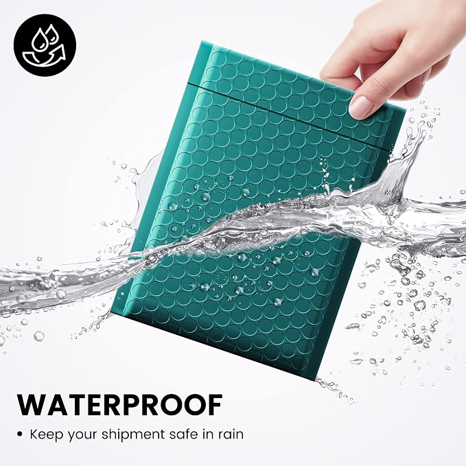 Fuxury 300 Pack Forest Green Bubble Mailers 6x10 Bubble Shipping Envelopes | #0 Small Thick Bubble Padded Mailer Strong Adhesion Padded Envelopes for Mailing Jewelry,Makeup
