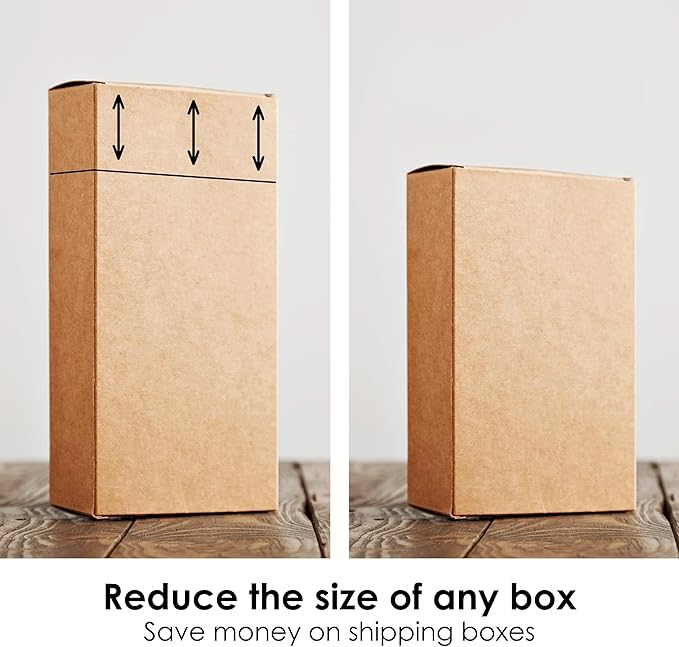 Box Resizer Tool with Scoring Wheel - Cardboard Box reducer to Customize Shipping Boxes - Box scorer Tool