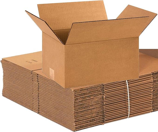 BOX USA Shipping Boxes 12"L x 9"W x 6"H, 25-Pack Small Corrugated Cardboard Boxes for Shipping, Mailing, Packing, Packaging and Storage