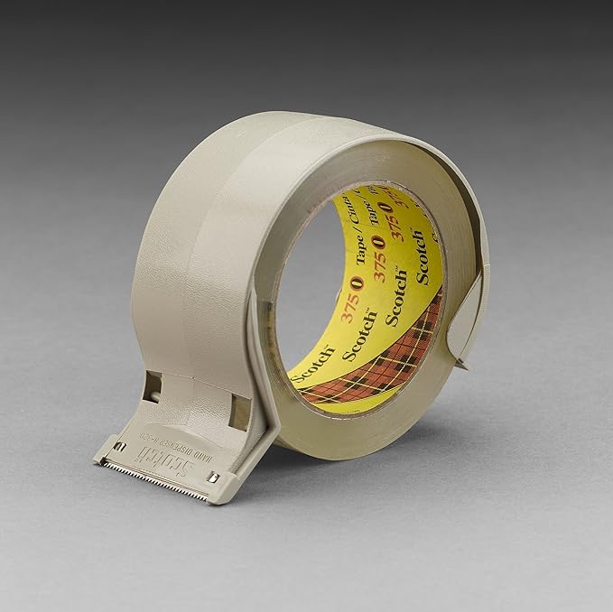 3M Scotch Box Sealing Tape Dispenser H320, PN6908, Gray , 2 inches