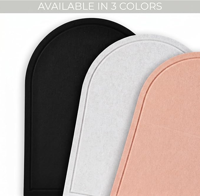 Large Arched Felt Bulletin Board - Cork Board Alternative for Wall Decor | Stylish 21.5 X 17 Bulletin Set with Pins - Perfect to Display Your Photos in the Office