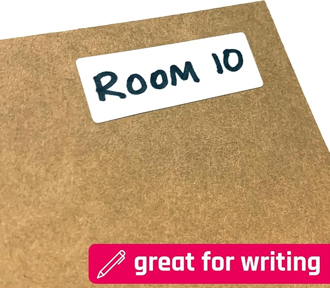 300 Pieces, 3" x 1.5" - Labels Stickers for Storage Bins, Organizing, Moving Boxes - Matte White