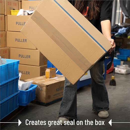 Mr. Pen- 2 Rolls Packing Tape with 2 Dispensers, 2” Wide, 60 Yards, Brown Packing Tape Heavy Duty for Mailing, Moving Boxes and Packaging