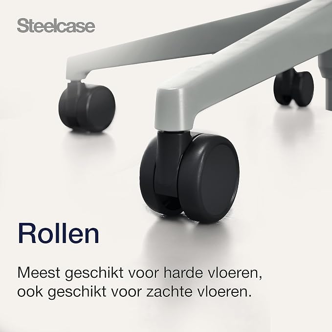 Steelcase Series 2 Ergonomic Office Chair with LiveBack Lumbar Support and 4D Armrests Truffle, 72 x 64 x 101 cm
