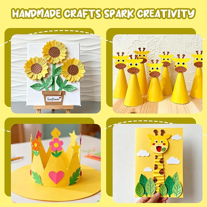 Lemon Yellow Cardstock Paper 8.5 x 11, 40 Sheets Cardstock Printer Paper 8.5x11, Yellow Card Stock Paper 8.5 x 11, 200 GSM Yellow Construction Paper for DIY Cards, Greeting Cards, Party Decorations