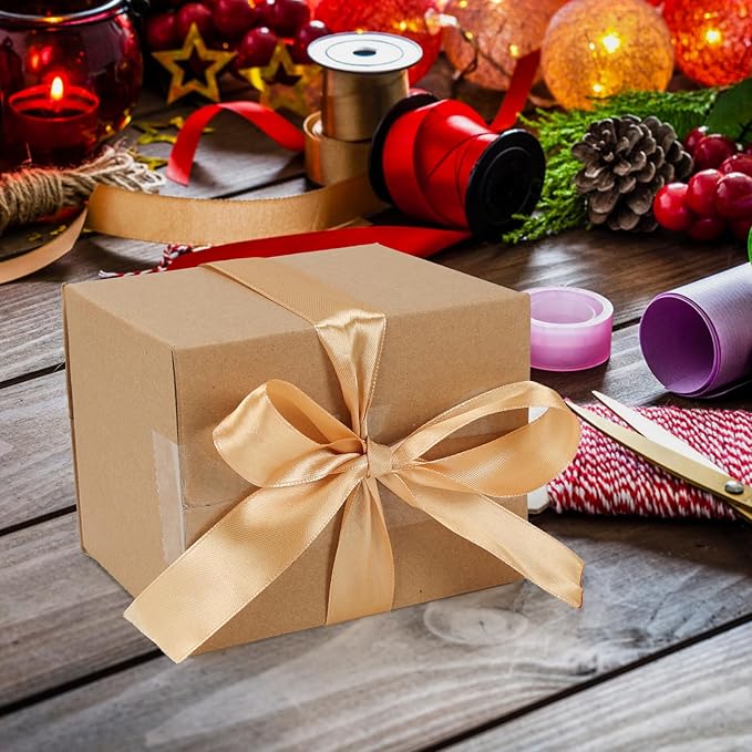Rempry 40 Pack 5x4x4 Shipping Boxes Brown, Small Corrugated Cardboard Box for Mailing, Packaging Small Business, Kraft Mailer Boxes