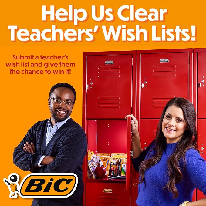 BIC Intensity Advanced Colorful Dry Erase Markers, Bullet Tip, 12-Count | Whiteboard Markers for Teachers and Students | Smooth Liquid Ink for Clear Writing | Non-Toxic and Low Odor