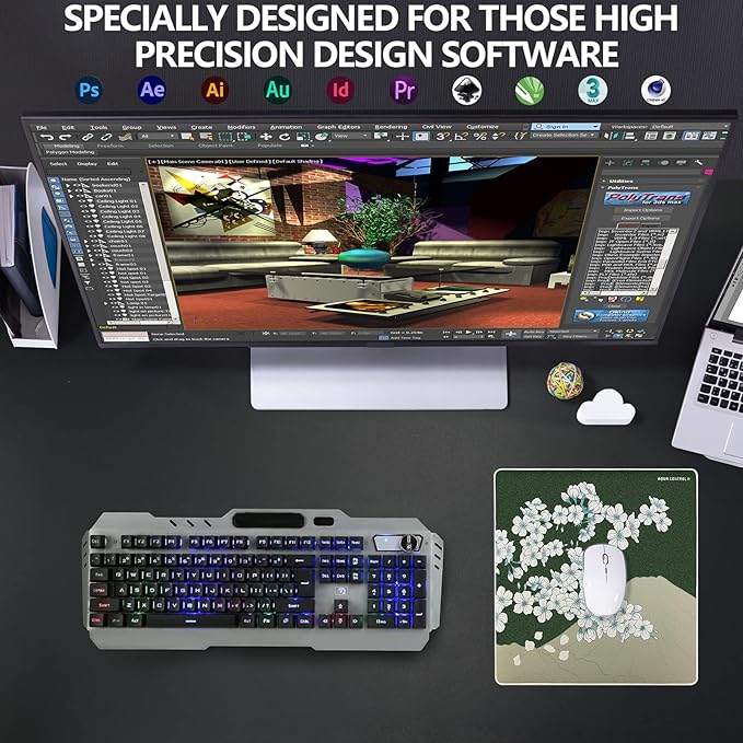 X-Raypad Aqua Control 2 Gaming Mouse Pad, Ultra-High Precision Mouse Pad with Perfect Speed and Control Capability, Consistent X and Y Glide, Designed for Fps Players with Low DPI Requirements