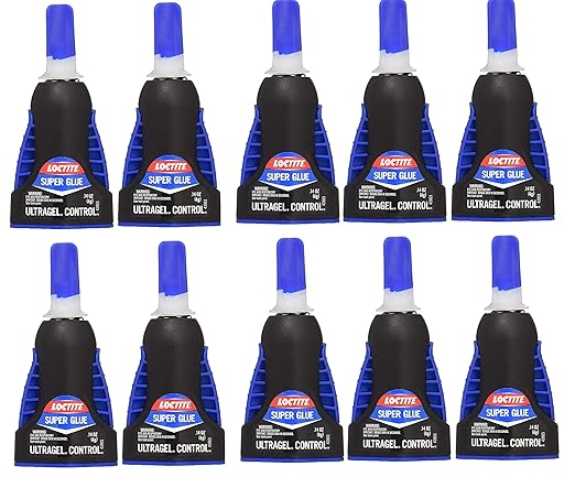 Loctite Henkel 4 Gram Super Glue Ultra Gel Control, Clear (10)