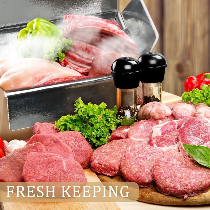 Insulated Shipping Box Cold Double Insulated Carton with Foil Foam Cooler Boxes Delivery Moving Kits Foam Shipping Containers for Mailing Packing, Box Inside 8.7'' x 4.5''x 6.1''(6 Pcs)