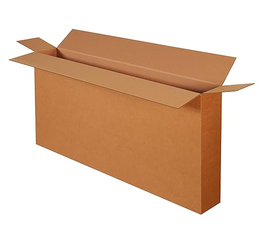 Tape Logic TLHD54828FOL Side Loading Boxes, 54" x 8" x 28", Kraft (Pack of 5)