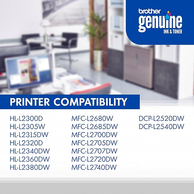 Brother Genuine Standard Yield Toner Cartridge, TN630, Replacement Black Toner, Page Yield Up to 1,200 Pages, Amazon Dash Replenishment Cartridge