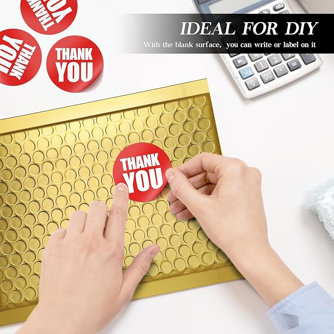 Fuxury Gold Bubble Mailers 6x10 "50 Pack, Strong Adhesion Metallic Bubble Envelopes,Waterproof Padded Envelopes,Durable Padded Mailers,Super Cute Packing for Jewelry, Makeup Supplies,Bulk #0