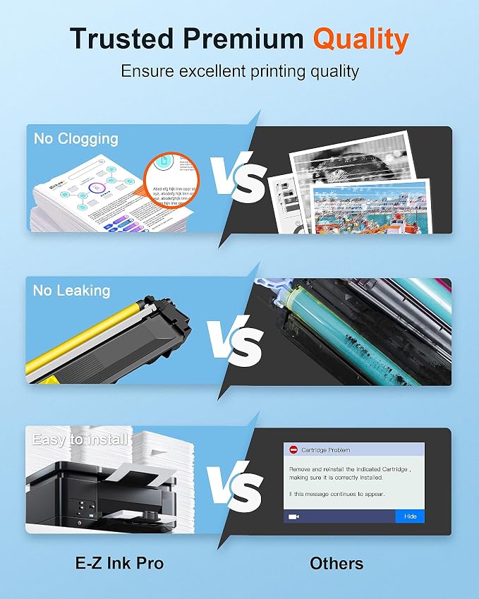E-Z Ink Pro Compatible Brother TN221 TN225 Toner Cartridges for TN221 TN225 | to Use with HL-3170CDW MFC-9130CW MFC-9330CDW HL-3180CDW HL-3140CW Printer (2 Black, 1 Cyan, 1 Magenta, 1 Yellow, 5 Pack)