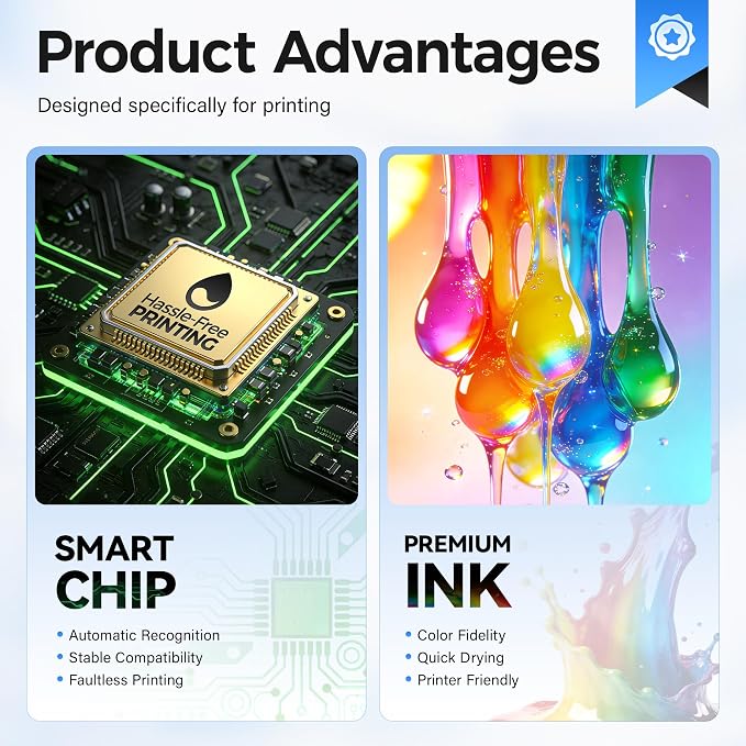 910XL Ink Cartridges 4Pack High Yield with Chip Compatible for HP 910 910XL Ink Works with HP OfficeJet 8010 8020 Pro 8030 8015e 8025e 8028 8035 8018 8022e Series Ink Printer Black Cyan Magenta Yellow
