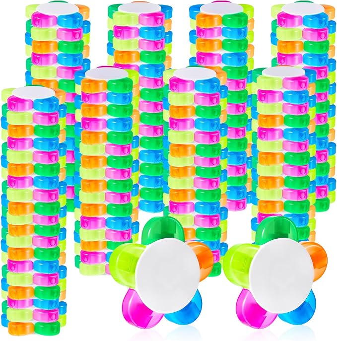 Outus 250 Pieces Petals Highlighters Assorted Colors 5 in 1, Back to School | Flower Shape Watercolor Fluorescent Pens, for Office School Stationery Aesthetic Supplies, 5 Colors