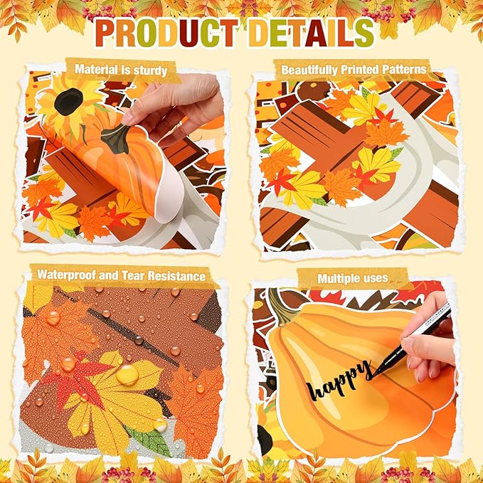 81 Pcs Fall for Jesus He Never Leaves Bulletin Board Set Thanksgiving Tree Bulletin Board Decorations for Classroom 3D DIY Paper Fans Religious Cross Wall Decor Thanksgiving Hedgehog Cutouts