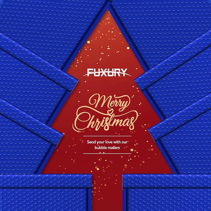 Fuxury Bubble Mailers 8.5x12 Inch 40 Pack Large Bubble Envelopes | Opaque Cushioning Mailer for Small Business Mailing Books Clothes Makeup Supplies Royal Blue #2