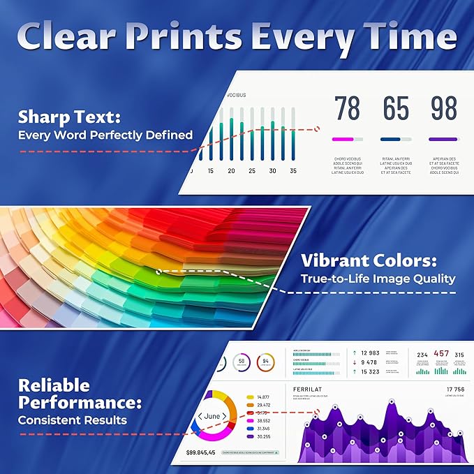 W.L.M TN229XL TN229 High Yield Toner Cartridges, Compatible with Brother MFC-L3720CDW MFC-L3780CDW HL-L3280CDW HL-L3220CDW HL-L3300CDW, BK/C/M/Y 4Pack