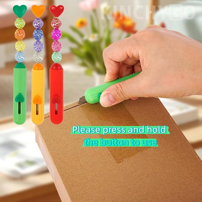 16 Pack Beadable Letter Openers Blanks Heart Metal | Beaded Envelope Opener for Slitter Mail 16 Colors