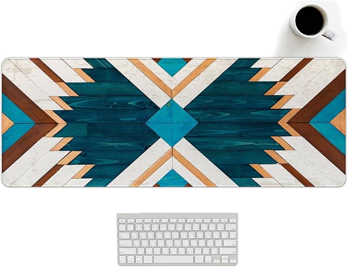 UTELKA Western Desk Mat, Western Desk Accessories for Office Dorm 31.5x11.8