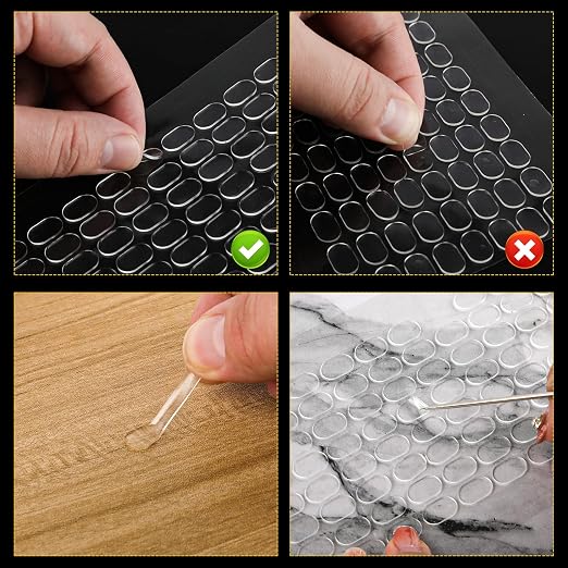 480pcs Clear Sticky Tack, Removable Double Sided Gel Glue, Museum Action Figures Adhesive Mounting Dots, Poster Putty for Poster Museum Wall Hanging