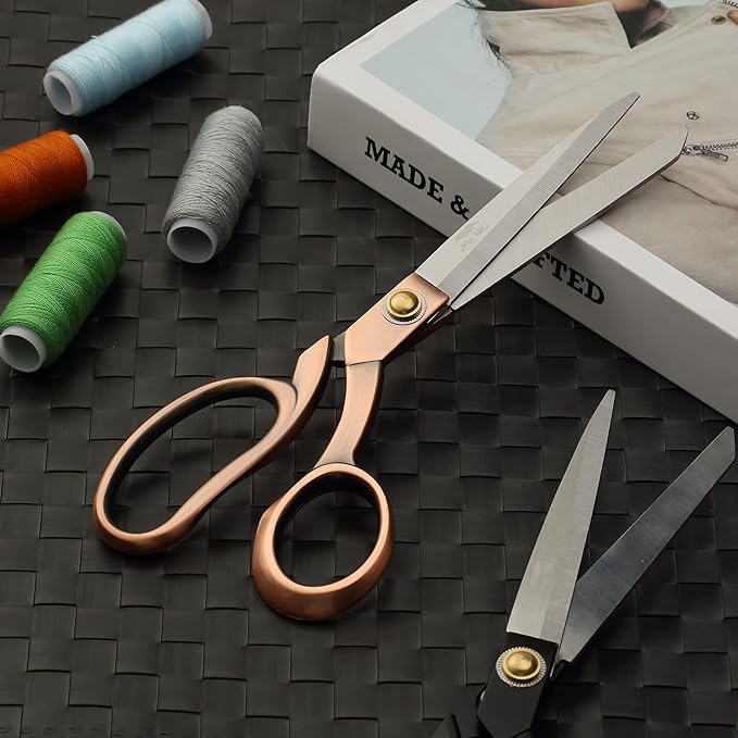 Mr. Pen- Fabric Scissors, 8-inch Rose Copper Premium Tailor Scissors, Sewing Scissors for Fabric Cutting, Fabric Cutter, Fabric Shears, Fabric Scissors Professional, Heavy Duty Scissors Heavy Duty