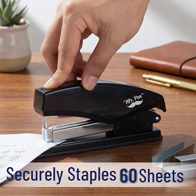 Mr. Pen Heavy Duty Stapler, 60 Sheet Capacity, 3600 Staples