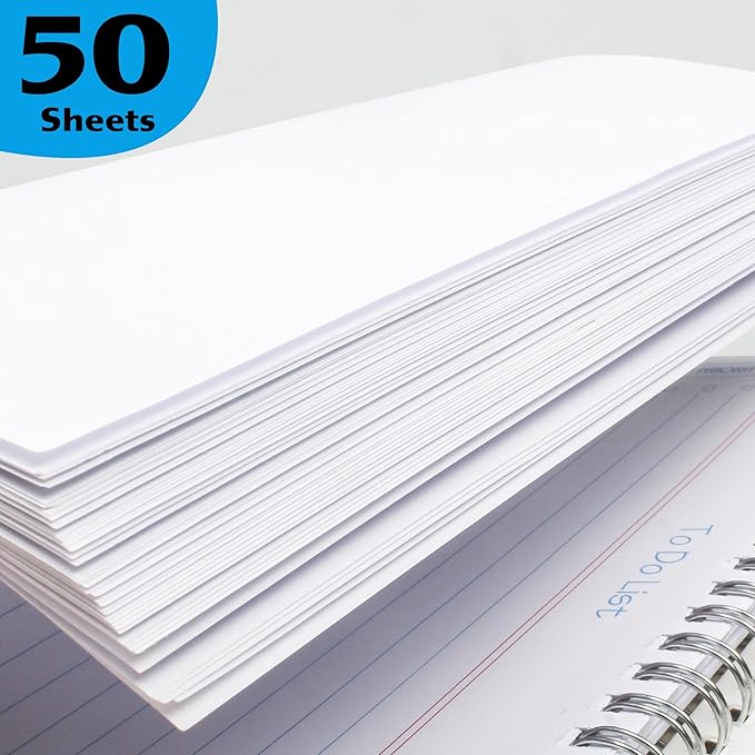 GOLDPEI To Do List Notepad Big 2pcs/set - Daily Planner Notepad Undated 50 Sheets Tear Off, 8" x 11" Planning Pad Checklist Productivity Note Pad for Work and Personal Organized