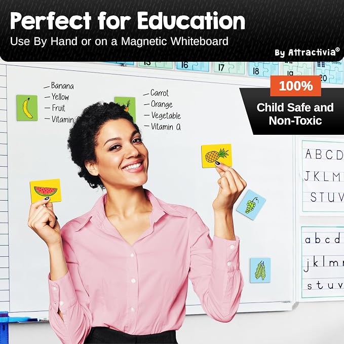 Dry Erase Magnetic Labels, 2.8 x 1.8 in, Solid Colors, 40-Pack, Colored Erasable Write-On Labels, for Home, School, Office, Whiteboard