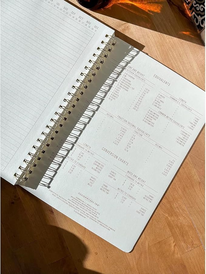 DesignWorks Ink Textured Paper Twin Wire Notebook, Daily Planner & Soft Cover Writing Journal, 160 Lined Perforated Pages, Large Spiral Notebook for Work & Journaling, 8.25 x 11.625 in, Lilac