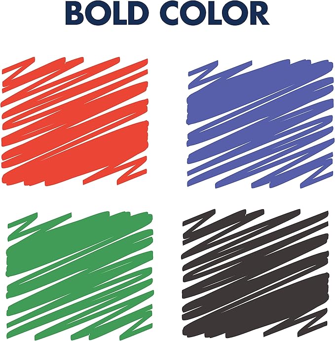 Quartet Glass Board Dry Erase Markers, Premium, Fine Tip, Assorted Colors, 4 Pack (79555)