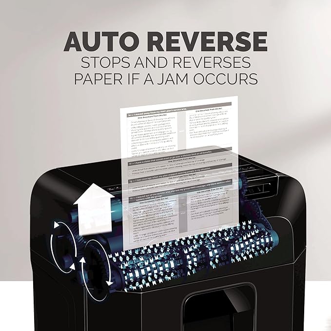 Fellowes AutoMax 100MA 100-Sheet Micro-Cut Autofeed 2-in-1 Paper Shredder for Office/Small Office