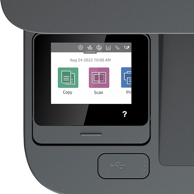 HP LaserJet Pro MFP 3101fdw Wireless Black & White All-in-One Laser Printer, Scanner, Copier, Fax, Best-for-Office (3G628F)