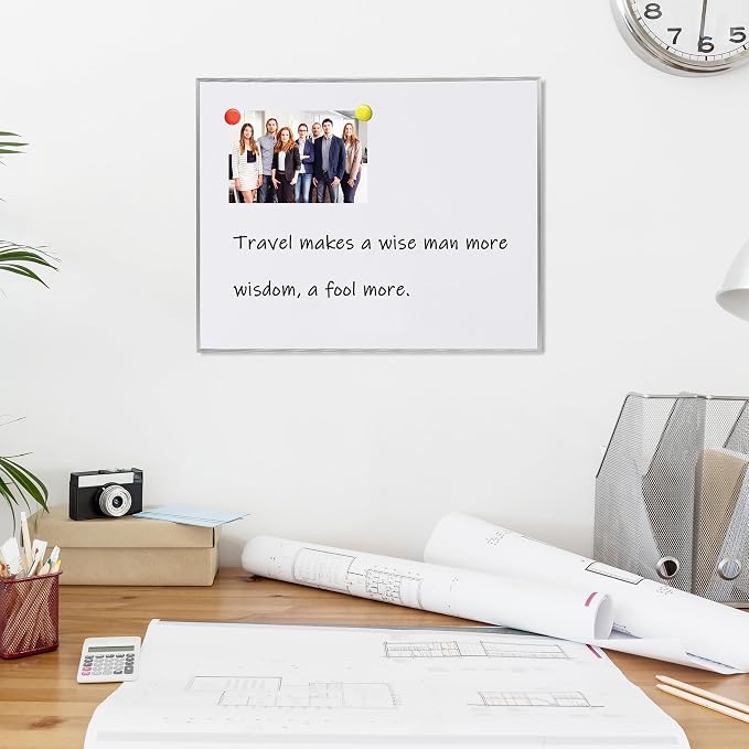 Mr. Pen- Small Dry Erase Board, 11x14 Inches | Whiteboard with Black Dry Erase Marker, Aluminum Frame, Magnetic Small White Board for Students, Home, Office and Classroom