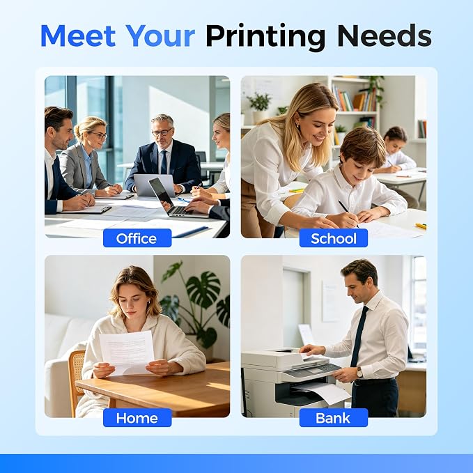 936e 936XL Ink Cartridges with Chip Combo 4-Pack High Yield Replacement for HP 936e 936 Ink Works with HP OfficeJet Pro 9125e 9135e 9110b 9128e 9130b 9122e 9120e Wide Format 9730e Printers Black Color