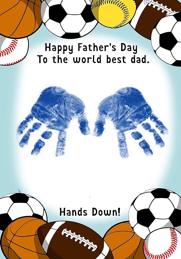 ReignDrop Ink Pad For Baby Footprint & Handprint - Creates Impressive Long Lasting Keepsake Stamp for Infant & Kids. Smudge Proof, Easy to Wipe Off Skin, Safe & Gentle Acid Free(Dark Blue)