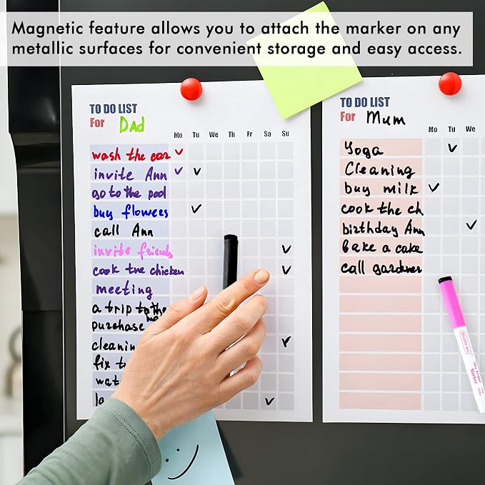 Shuttle Art 20 Pack Dry Erase Markers 17 Colors Plus 3 Black Fine Tip | Smooth Fine-Point Writing, Clean Dry Wipe Ink, Non-toxic Low-Odor, Perfect for Whiteboards, Classroom & Office Daily Use