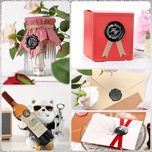 Sealing Wax Sticks, Paxcoo 20pcs Wax Seal Sticks, Glue Gun Sealing Wax Sticks for Wedding Invitations, Letter, Envelope, Cards and Crafts (Black)